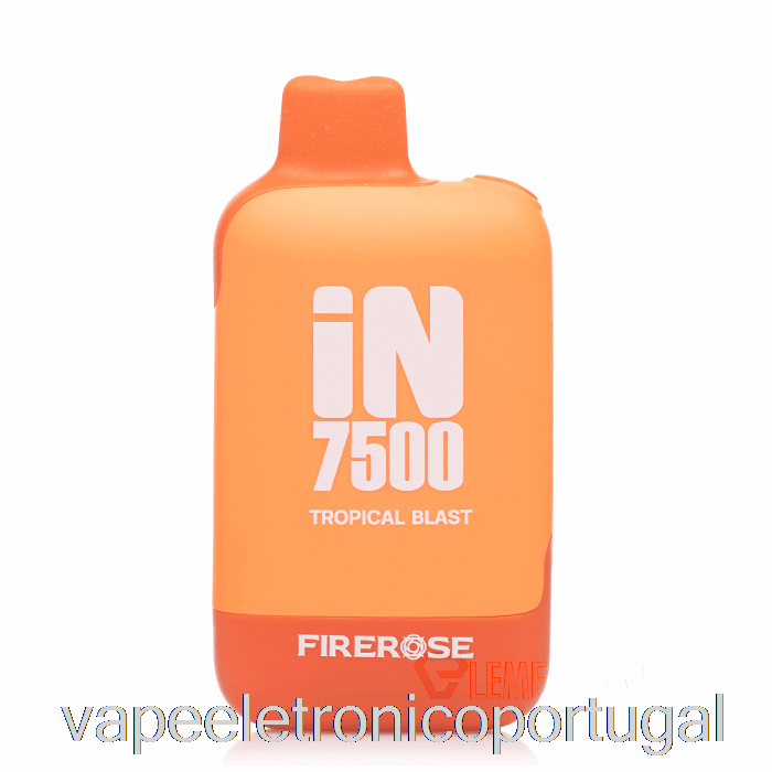 Vape Eletrônico Firerose Em 7500 Tropical Blast Descartável